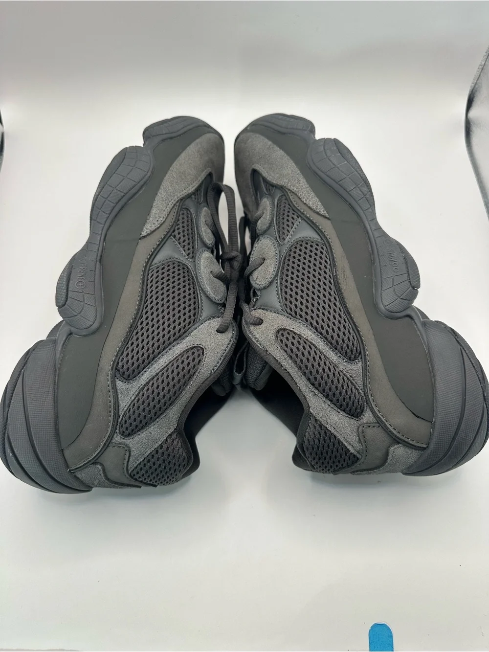 adidas Yeezy 500 Utility Black Men's Suede Mesh Athletic Sneakers size 11